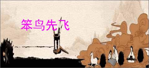 笨鸟先飞