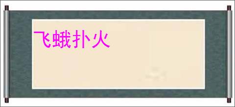 飞蛾扑火