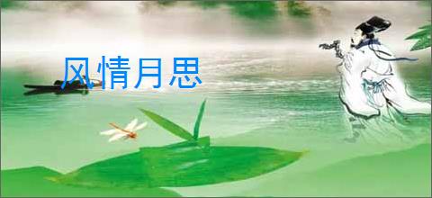 风情月思